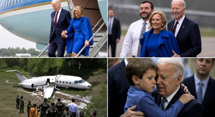 Fox News Former US President Joe Biden, wife and grand son, perish in plane crash, few minutes ago, along the Canadian