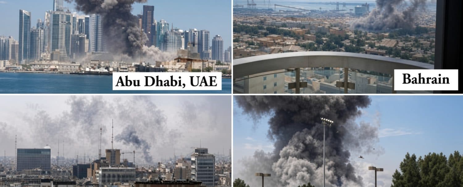 🚨🚨BREAKING NEWS : 4 countries join forces to attack Bahrain Saudi Arabia Dhabi Qatar …ReportlyFeed