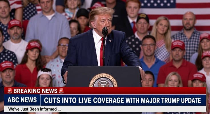 🚨 ABC News Interrupts Live Broadcast With HUGE Trump Update: We’ve Just Been Informed…ReportlyFeed