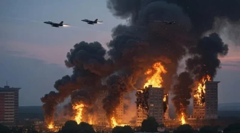 🚨BREAKING NEWS: 2 hours ago! In 2 minutes, a US international airport was completely destroyed!…@